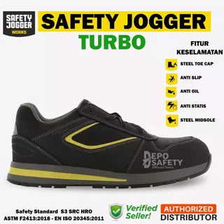 SAFETY SHOES JOGGER TURBO S3 - SEPATU SAFETY JOGGER TURBO ORIGINAL