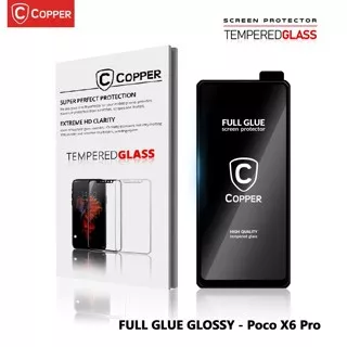 Copper Tempered Glass Glossy Premium - Poco X6 Pro