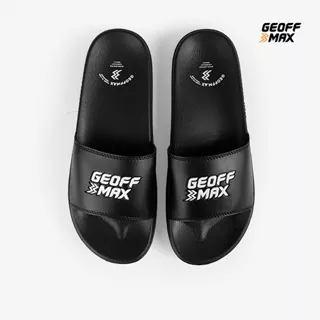 Geoff Max - Sletz Black | Sandal Pria Wanita Sendal Slop Slipper Anti Licin