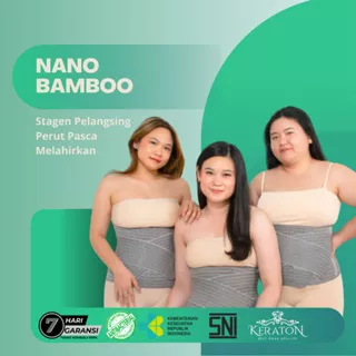 Korset Keraton Nano Bamboo Korset Pelangsing Pasca Melahirkan Normal & Caesar Korset Pelangsing Perut Buncit