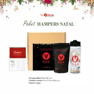 Teh Villa, Paket Hampers (1 Premium Black Tea + 1 Tumbler Palui)