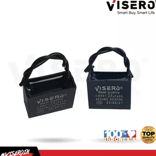 Capacitor/Kapasitor Kipas angin Kotak 2.Uf dan 2,5 UF Visero