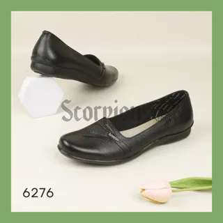 Sepatu Scorpion - 6276 Sepatu Kulit Pantofel Wanita Flat Shoes