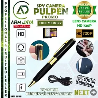 Kamera Mini BPR6 Gratis Memori 16gb Spy Cam Bentuk Pen Pulpen Tulis Kamera Tersembunyi Spycam Camera Mata Mata Hidden Kamera Resolusi HD 1080P Murah Terlaris Pencam Bpr 6 Bpr6 Kamera Tersembunyi Mini Pengawasan Rumah