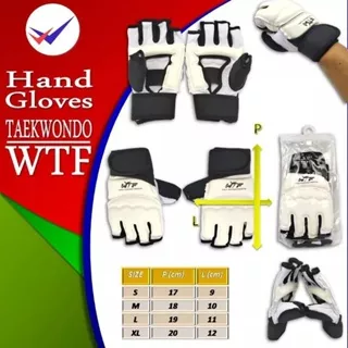 Sarung tangan gloves mitt pad patching taekwondo karate WTF