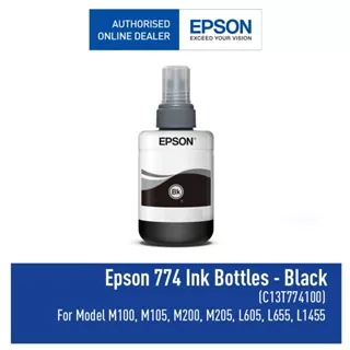 Tinta Epson 7741 T774 T-774 Black - Tinta Epson M100 M200