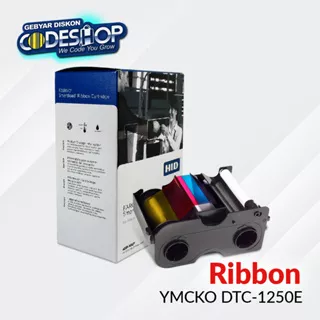 Fargo DTC Ribbon Color YMCKO 250 Images Prints Tinta Warna DTC-1250e PN : 045500