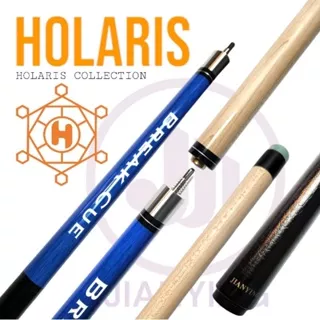 Stick Billiard Jump Break Cue / Jump Stick / Break Stick Biru Hitam