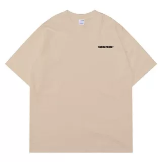 SUNDAYROSE T-Shirt Oversize Kaos Zenus Beige