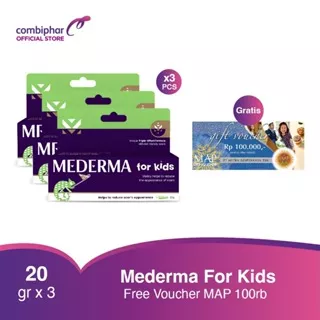 Mederma Kids 20gr (3) Free Voucher MAP 100k