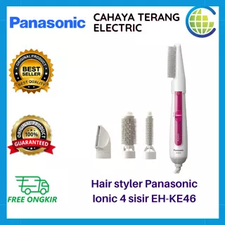 Panasonic Hair Styler ION EH KE46 Penata Rambut Hair Dryer 4 Sisir