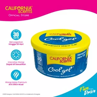 California Scents - Newport New Car Mini Gel Cans Pengharum Pewangi Parfum Mobil Kamar Ruangan Lemari