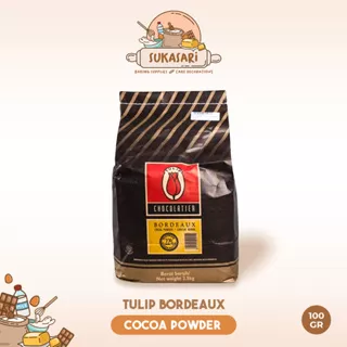Sukasari - Tulip Bordeaux Cocoa Powder 2,5kg Bag / Coklat Bubuk Tulip / Chocolate Powder Tulip / Coklat Bubuk Cacao