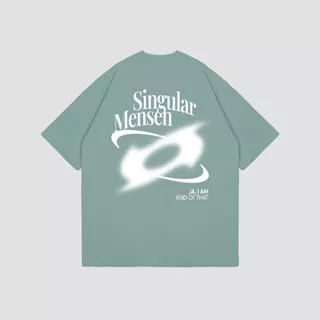 Exhale Tshirt Singular Emerald Oversized