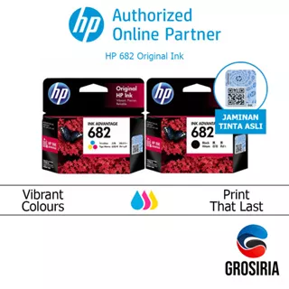 HP Tinta 682 Black Original Ink Advantage Cartridge [3YM76AA]