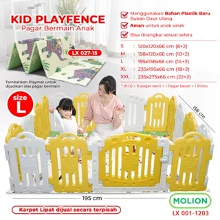 Pagar Anak Pagar Bayi Mainan Anak Baby Fence Playfence Pagar Bayi Prosotan Kuda Kudaan Kokoh Babyfence 001-1203