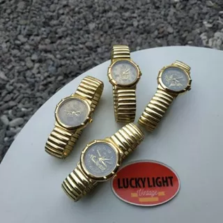 jam tangan vintage jadul antik gold