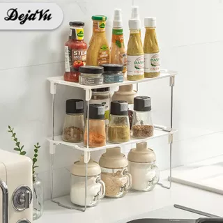 Dejavu Rak Lipat Bumbu Dapur Rak Kosmetik Meja Organizer Aksesoris Kantor Tempat Penyimpanan Desktop Statioanary Storage ATK Kantor HSB748