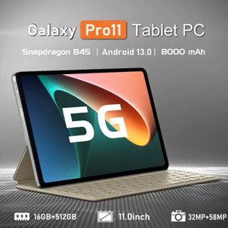 Tablet baru 11inch16GB+512GBGalaxy tab Pro11 untuk pembelajaran dan hiburan kantor ultra tipis SiM/WiFi tab Komputer tablet murah Tablet Android hp r