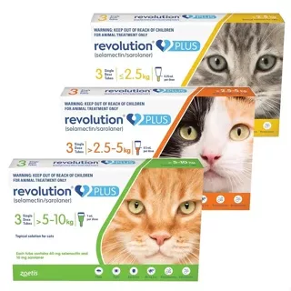 REVOLUTION CAT PLUS Obat Kutu Kucing Revolution Plus