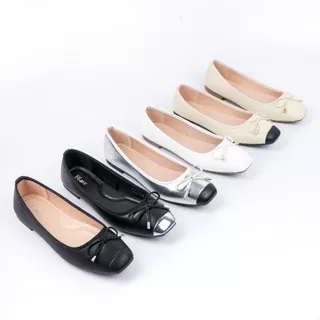 Blow Ayla Flats Shoes Wanita Sepatu Hitam Balet Women Shoes BLNW 0102