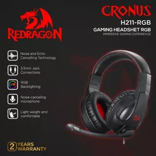 Redragon Wired Gaming Headset RGB CRONUS - H211-RGB