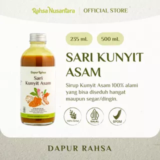 Sari Kunyit Asam | BPOM by Rahsa Nusantara Jamu Sirup Herbal Tradisional