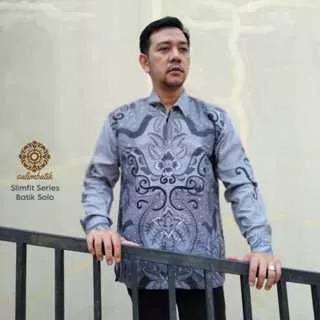 Kemeja Batik Solo Model SLIMFIT Size XXL Series Arkanza