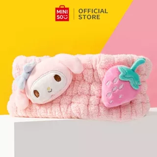 MINISO X SANRIO Headband My Melody 3D Bando Bandana Facial Rambut Handuk Bando Mandi Lucu