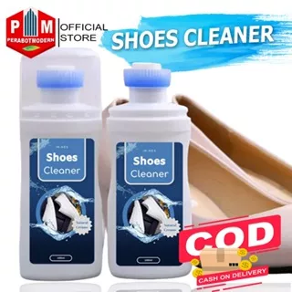 Pemutih Pembersih Sepatu & Sneakers sepatu Shoe Cleaner Poles sepatu Bersih Cream Pemutih Shoes Sandal Sikat Sabun Semir