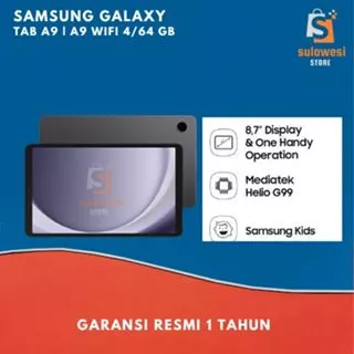 Samsung Galaxy Tab A9 | Tab A9 Wifi 4/64 GB Garansi Resmi 1 Tahun
