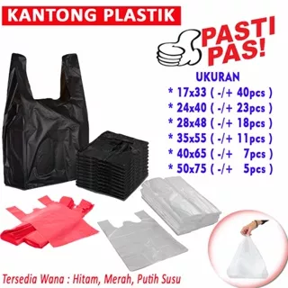 Kantong Kresek | Kantong Plastik | kantong plastik hitam | kantong kresek hitam | kantong plastik kresek | Hitam | Merah | Putih UK 17x33 | 24x40 | 28x48 | 35x55 | 40x65 | 50x75|