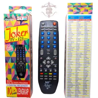 Remot TV Universal JOKER 123 / Remote TV semua merk brand