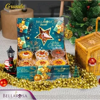 [PROMO]KUE KERING NATAL BELLAROSA GRANDE ISI 6 MACAM KUE EDISI CHRISTMAS | KADO PARSEL GIFT SET HADIAH NATAL