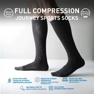 Tomo Journey Socks Full Compression/kaos kaki olahraga