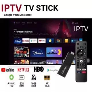 Stik TV IPTV Tidak Terkunci Yang Telah Diunduh Sebelumnya, Asisten Suara Android, Stik TV bisa Bluetooth Global Version xs97 IPTV Stalker / NetFlix / Disney 4K WIFI TV Stick TV BOX 2gb Ram 16gb Rom Android 10.0 Chromecas TV TUNNER USB STICK TUNER