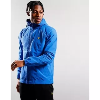 Lyle and Scott Zip Through Hooded Jacket Blue Original