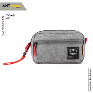 ANT PROJECT - Pouch Mini Bag Grey Terbaru