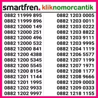 Nomor cantik Smartfren 4G kartu perdana Smartfren murah sp.1