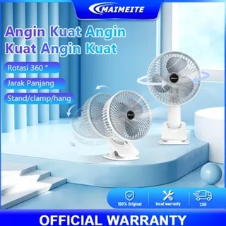 MAIMEITE Kipas Mini USB Clip Mini Fan Rotating Kipas Angin Meja Mini Jepit Portable USB kipas angin kecil kipas angin murah