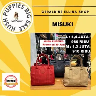 Tas Hush puppies wanita seri MISUKI 100% ORI STORE