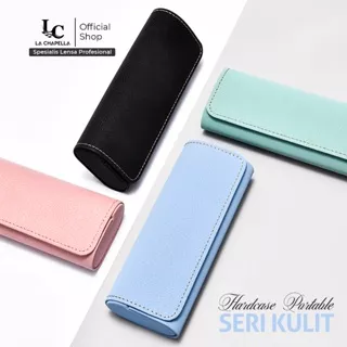 La Chapella Hardcase Kacamata Kotak Kacamata Handmade Kulit Premium H019