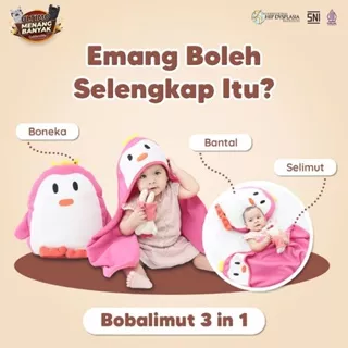 BOBALIMUT CUDDLEME BONEKA BANTAL SELIMUT BABY BONEKA BANTAL SELIMUT ANAK BONEKA KARAKTER HEWAN