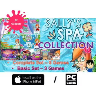 Sally Spa - Sally Salon - Sally Studio Game iPad iPhone PC Complete Collection | Old PC Games Nostalgia