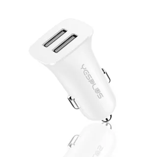 Car Charger YESPLUS YS-1203 Fast Charging 2.4A Two USB Car Charger