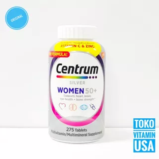 Centrum Silver Women 50+ Vitamin C + Zinc 275 Tablet