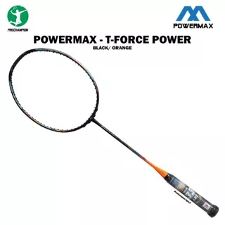 Raket Badminton Power Max T-Force Power - Black Orange