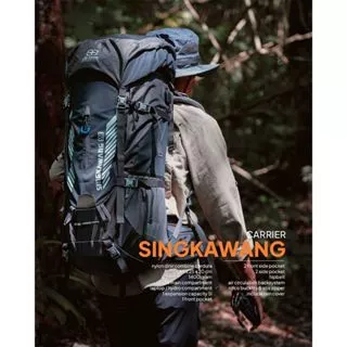 Tas Ransel Gunung Carrier Co-trek Singkawang 55L Up To 60L Original Tas Pendaki Gunung Adventure