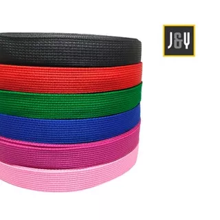 Tali webbing tas LT 2.5 cm warna ecer meteran