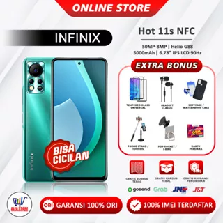 Infinix Hot 11S NFC 6 128 GB Garansi Resmi